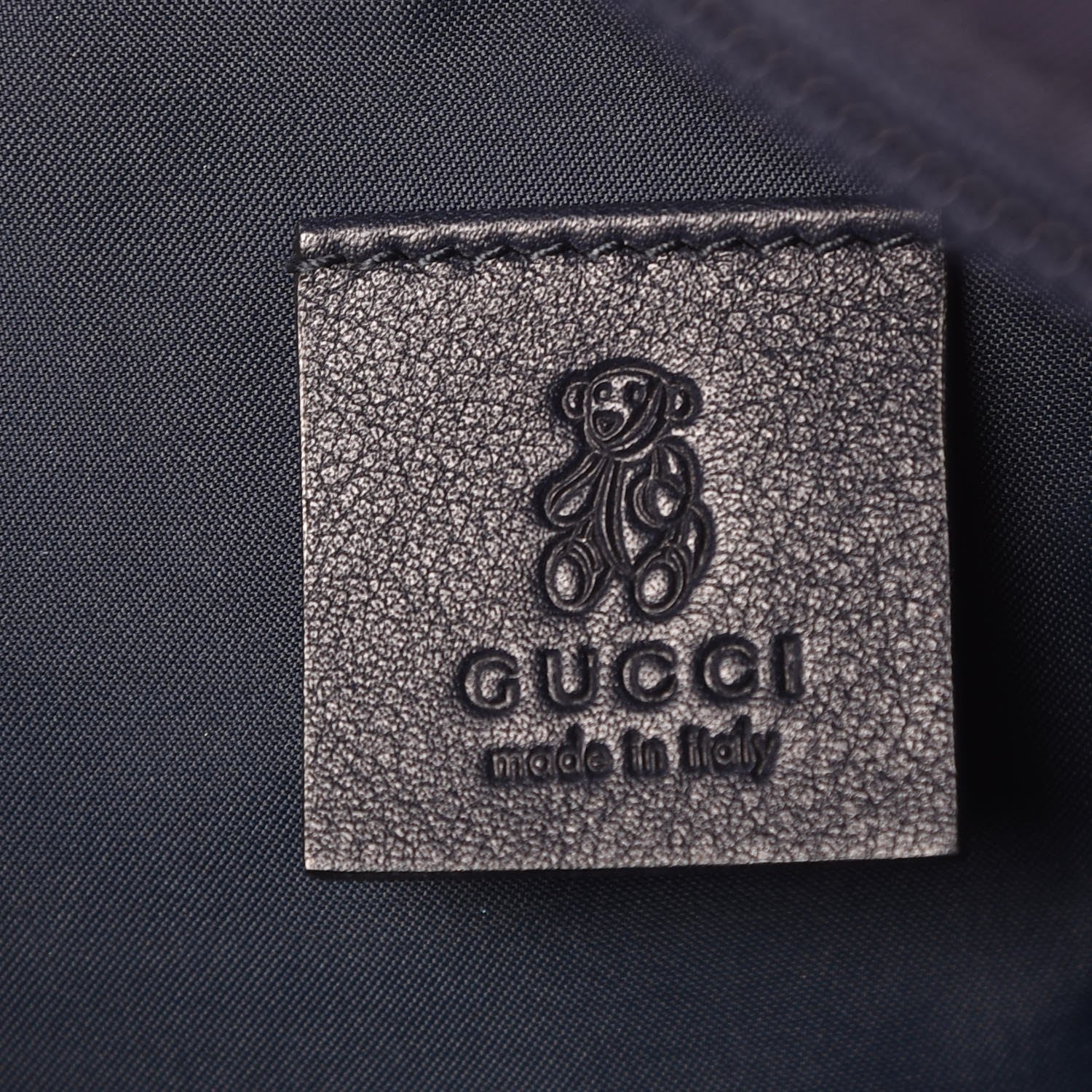 Gucci Nylon Monogram Cosmetic Case Navy 6 of 7