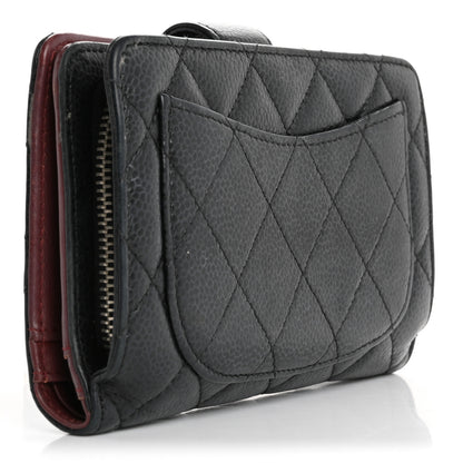 Chanel Caviar Quilted CC French Wallet Black 3 of 16