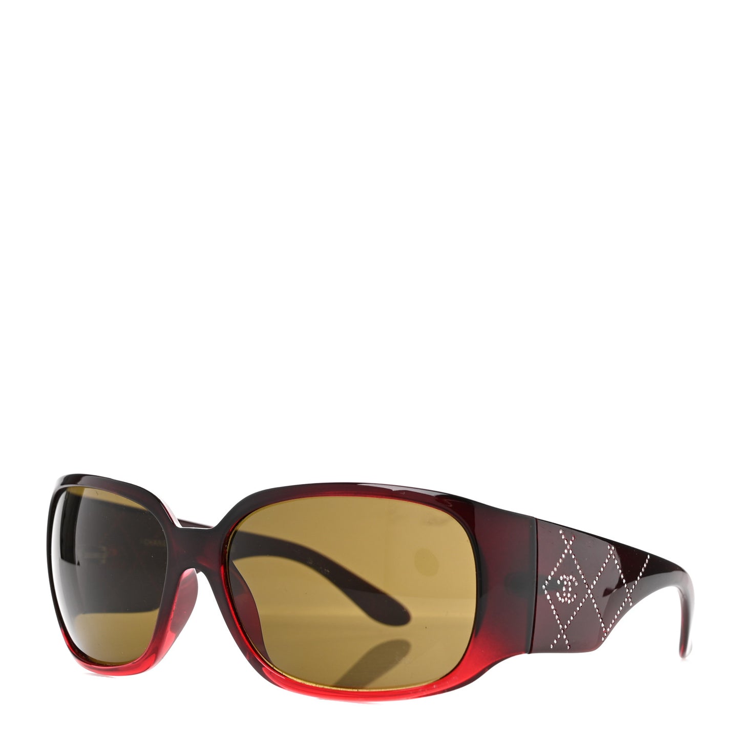 Acetate Crystal CC Sunglasses 5080-B Red