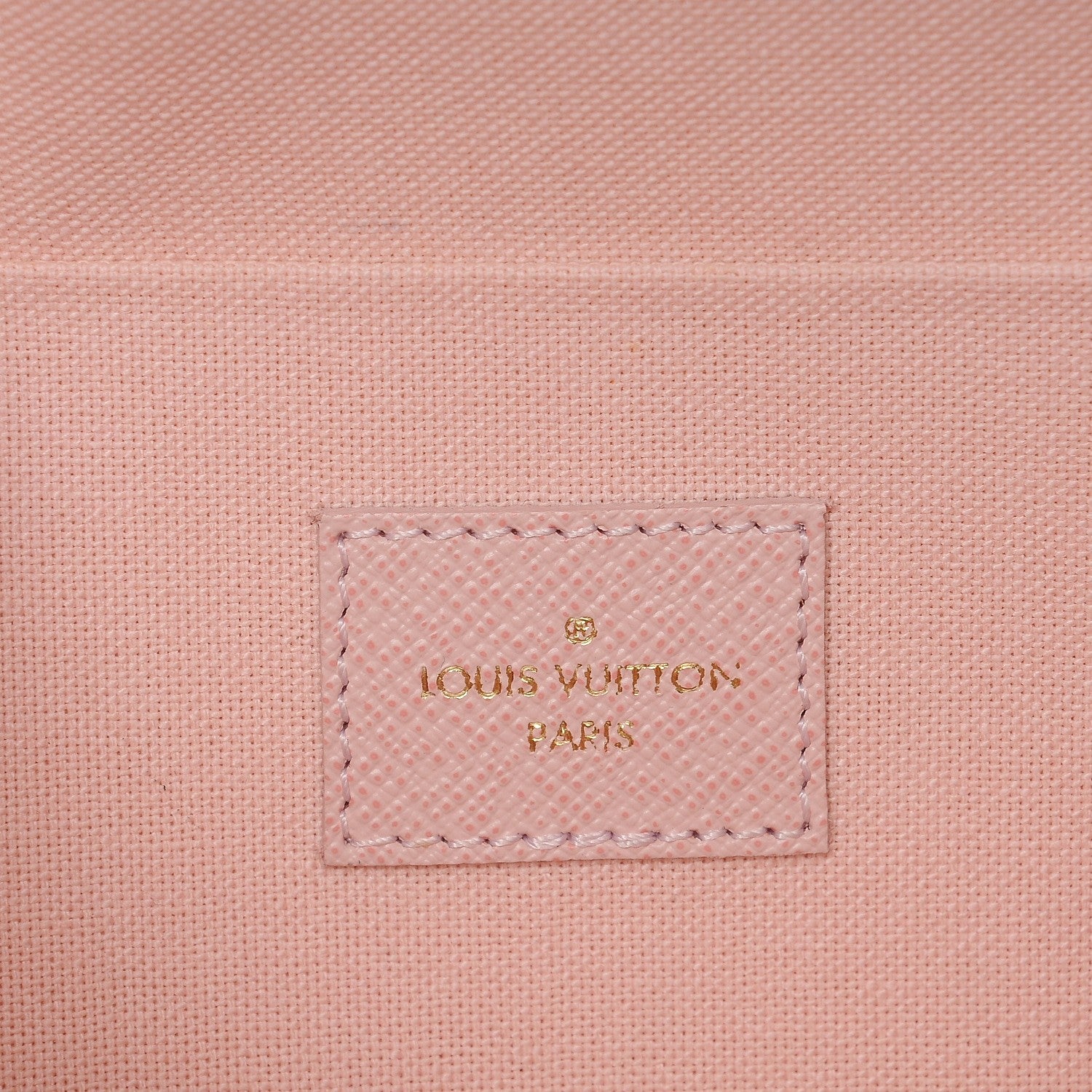 Louis Vuitton Damier Azur Pochette Felicie Chain Wallet Rose Ballerine 7 of 10
