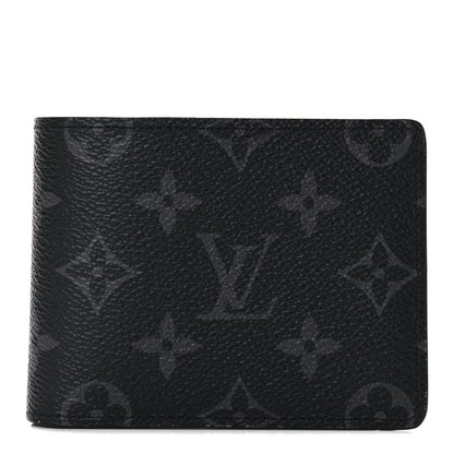 Louis Vuitton Monogram Eclipse Slender Wallet 1 of 8