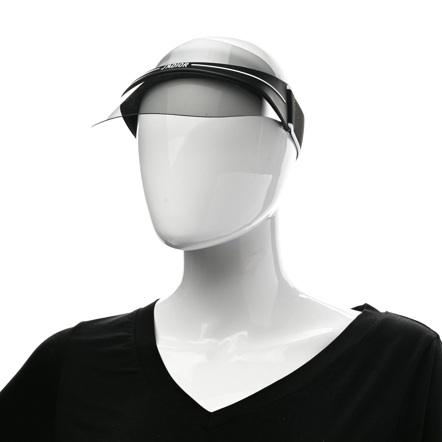 Christian Dior Mirrored DiorClub1 Sun Visor Black 2 of 8