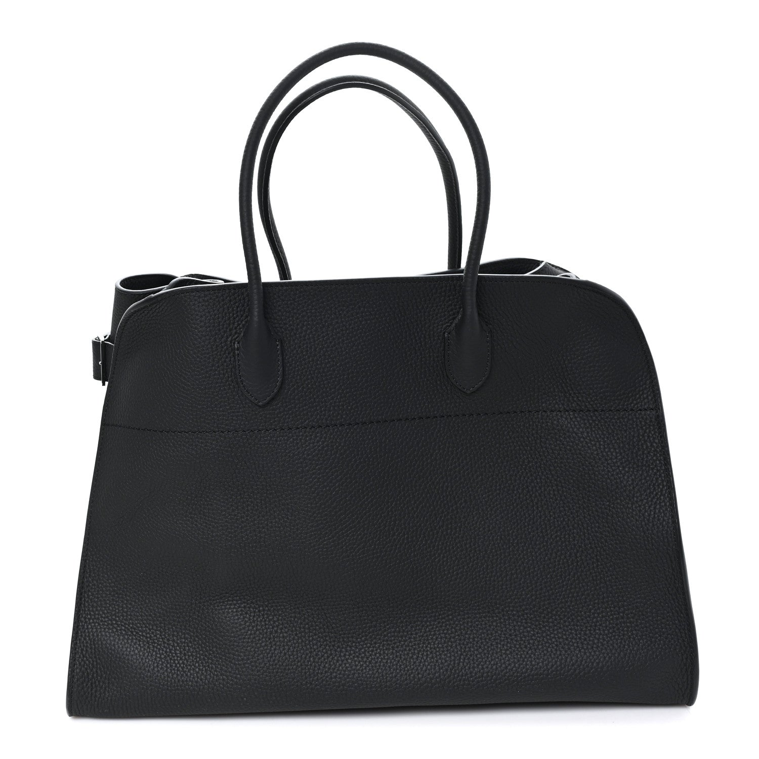 The Row Grained Calfskin Soft Margaux 17 Black 1 of 9