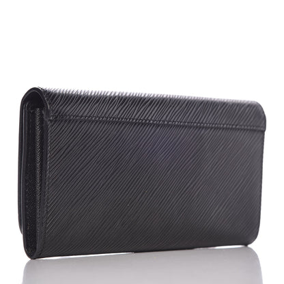 Louis Vuitton Epi Twist Wallet Black 3 of 7