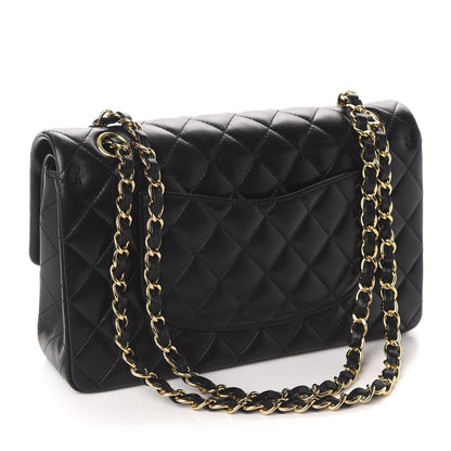 Chanel Lambskin Quilted Medium Double Flap Black 3 of 11