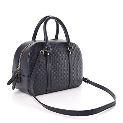 Gucci Microguccissima Medium Crossbody Bag Blue 3 of 10