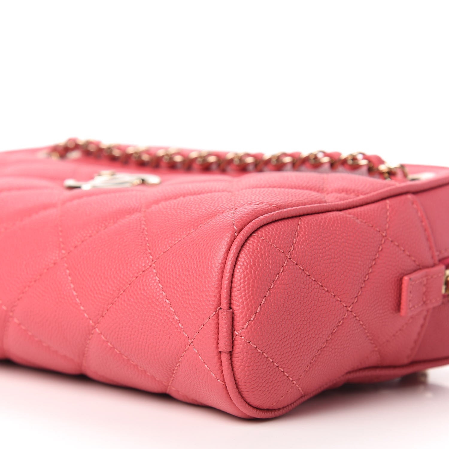 Chanel Caviar Quilted Small In & Out Camera Case Pink 7 of 11