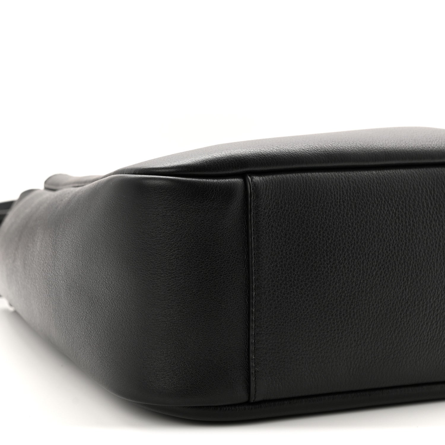 Saint Laurent Smooth Calfskin Small Le 5 A 7 Soft Hobo Black 9 of 10