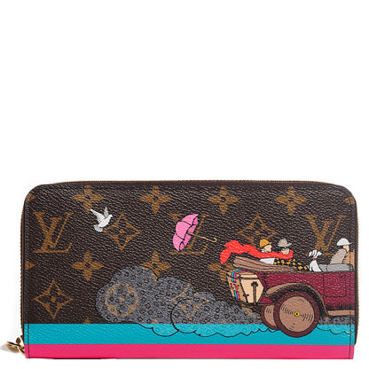 Louis Vuitton Monogram 2015 Christmas Animation Zippy Wallet Hibiscus 1 of 8