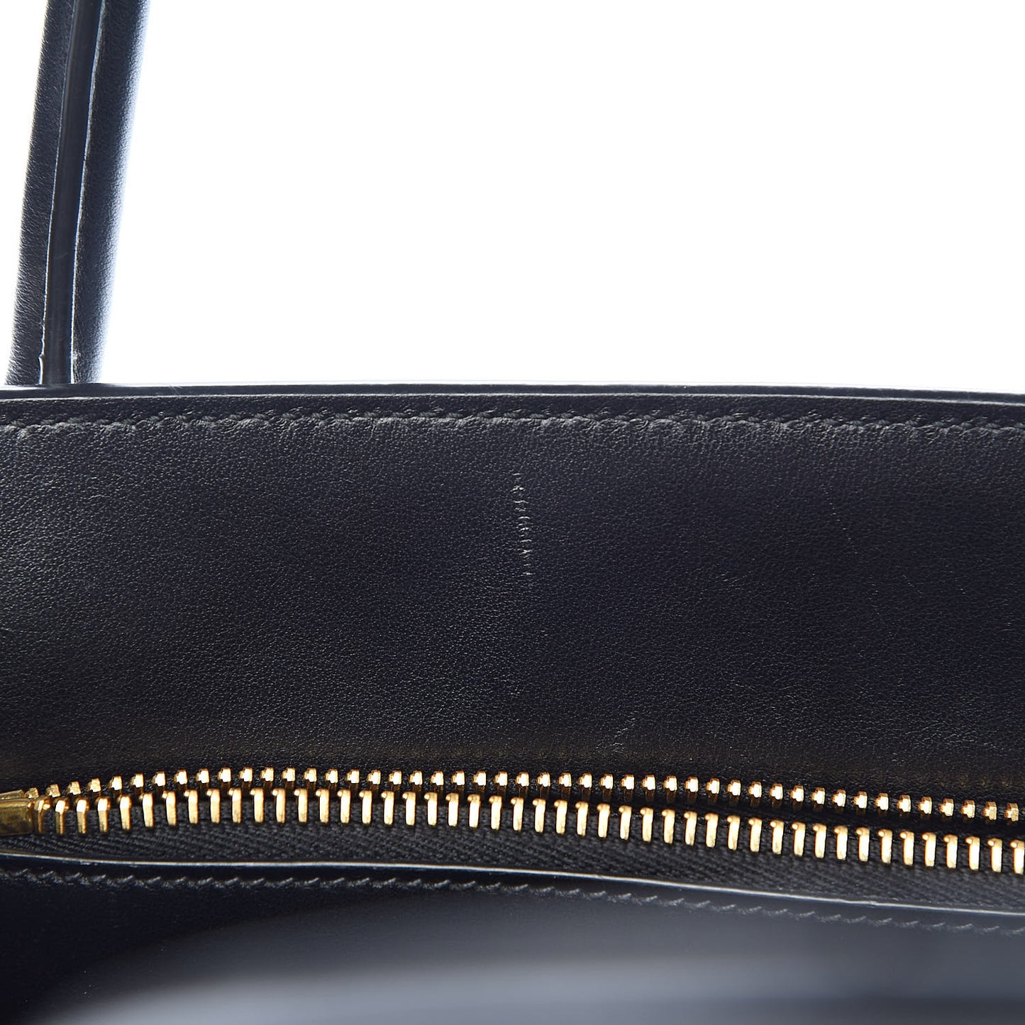 Saffiano Cuir Calfskin Medium Monochrome Top Handle Tote Black