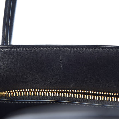 Prada Saffiano Cuir Calfskin Medium Monochrome Top Handle Tote Black 8 of 11