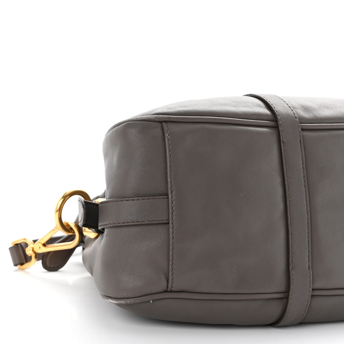 Soft Calf Shopping Satchel Bambu