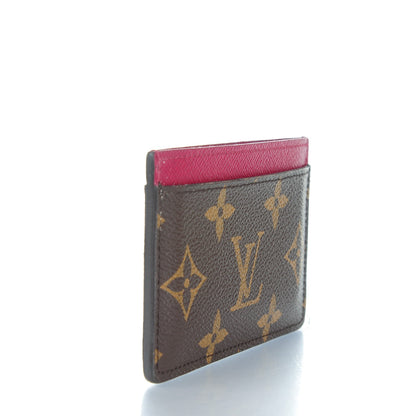 Louis Vuitton Monogram Card Holder Fuschia 3 of 7