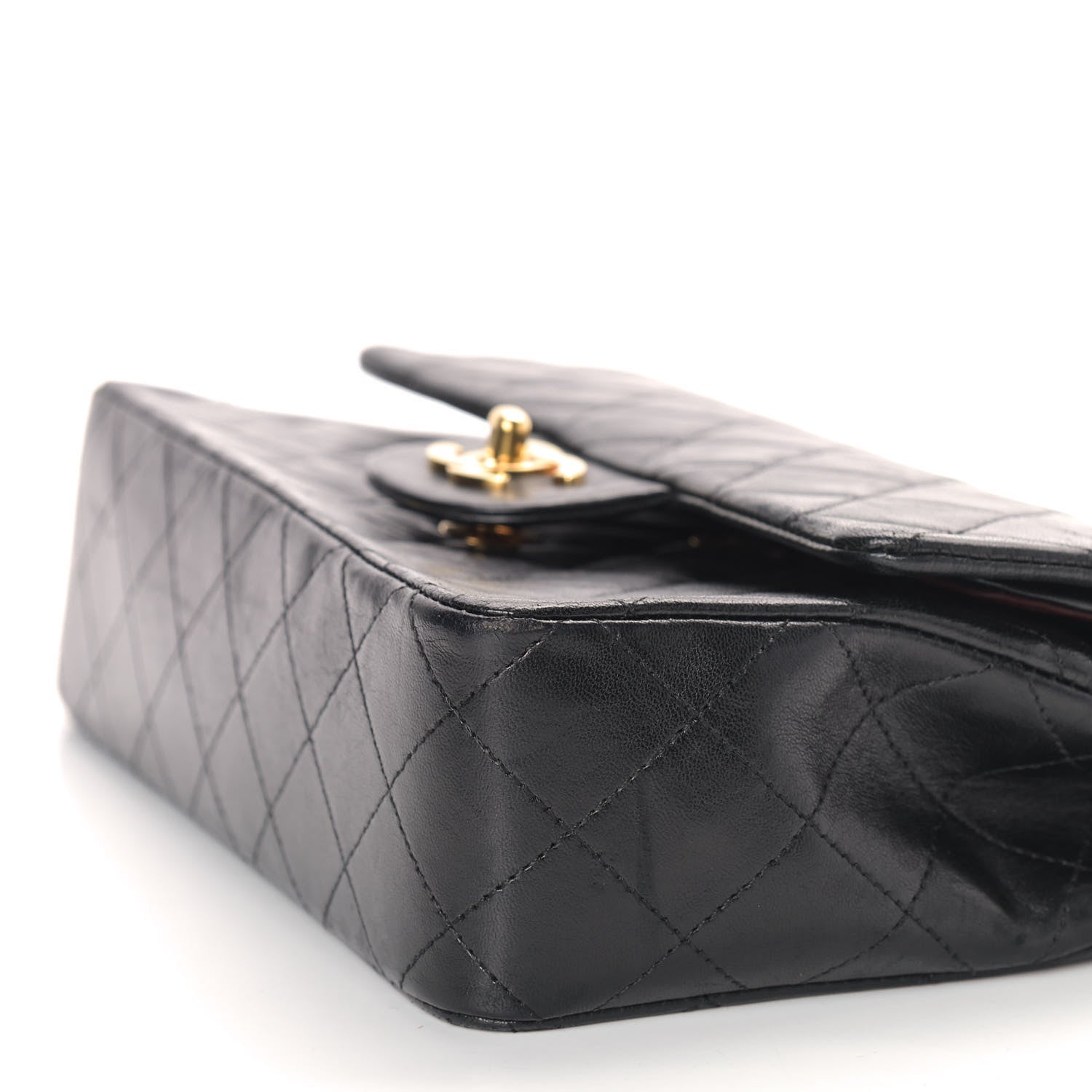 Chanel Lambskin Quilted Small Double Flap Black 9 of 9