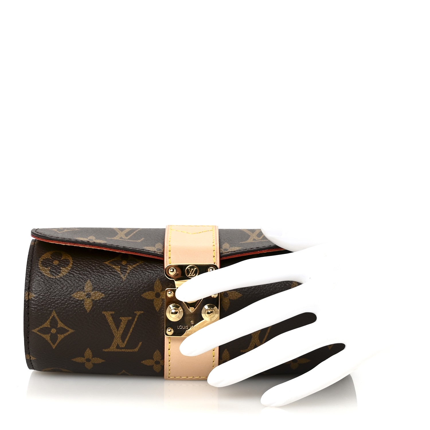 Louis Vuitton Monogram 3 Watch Travel Case 2 of 7
