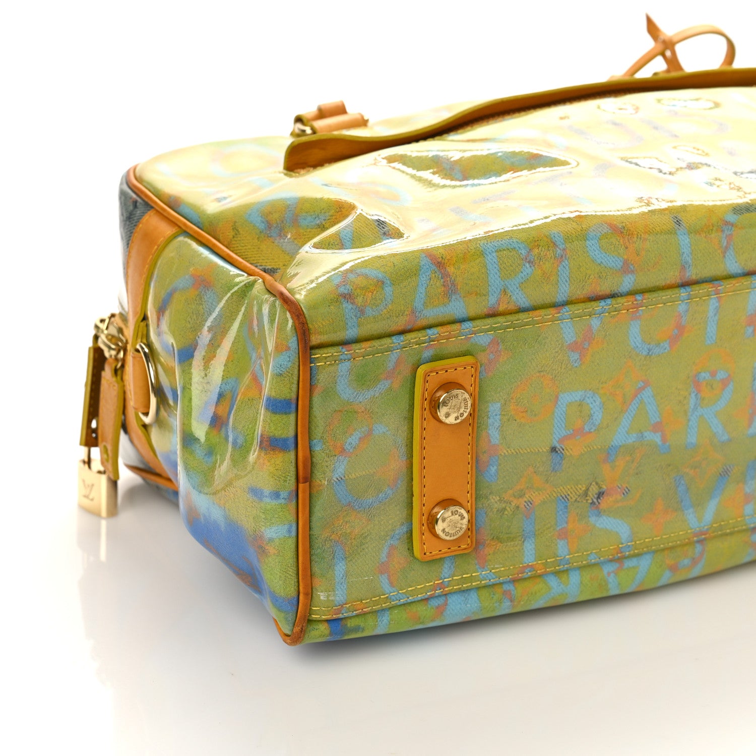 Louis Vuitton Monogram Pulp Defile Weekender PM Yellow 7 of 12