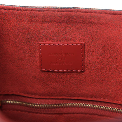 Louis Vuitton Damier Ebene Caissa Hobo Cherry 8 of 9