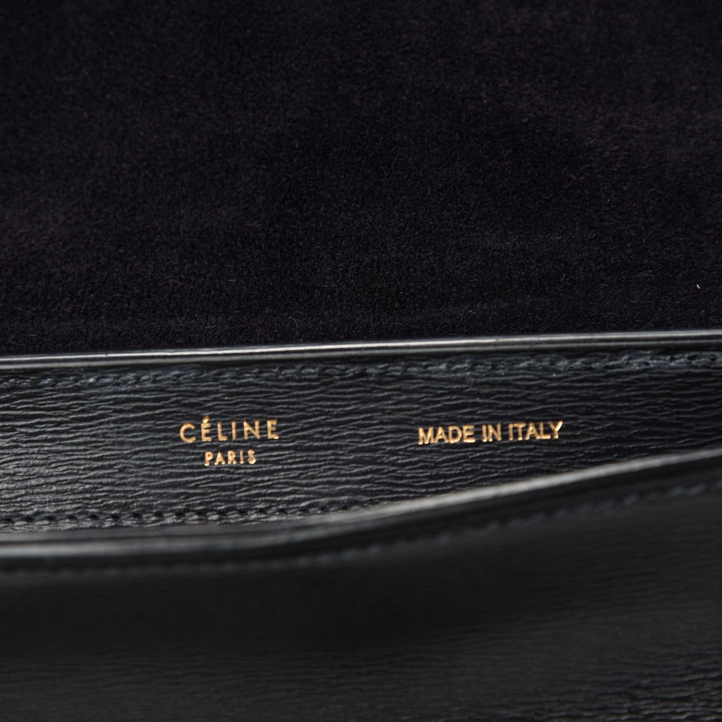 Liege Calfskin Small Trapeze Black