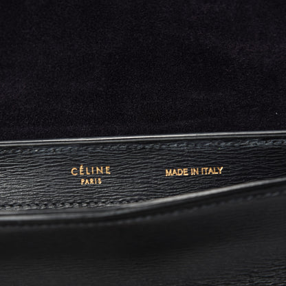 Celine Liege Calfskin Small Trapeze Black 8 of 9