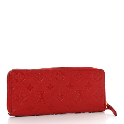Louis Vuitton Empreinte Clemence Wallet Cherry 3 of 8