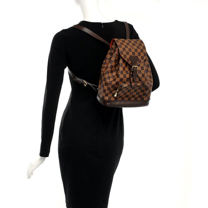 Louis Vuitton Damier Ebene Montsouris MM Backpack 2 of 7