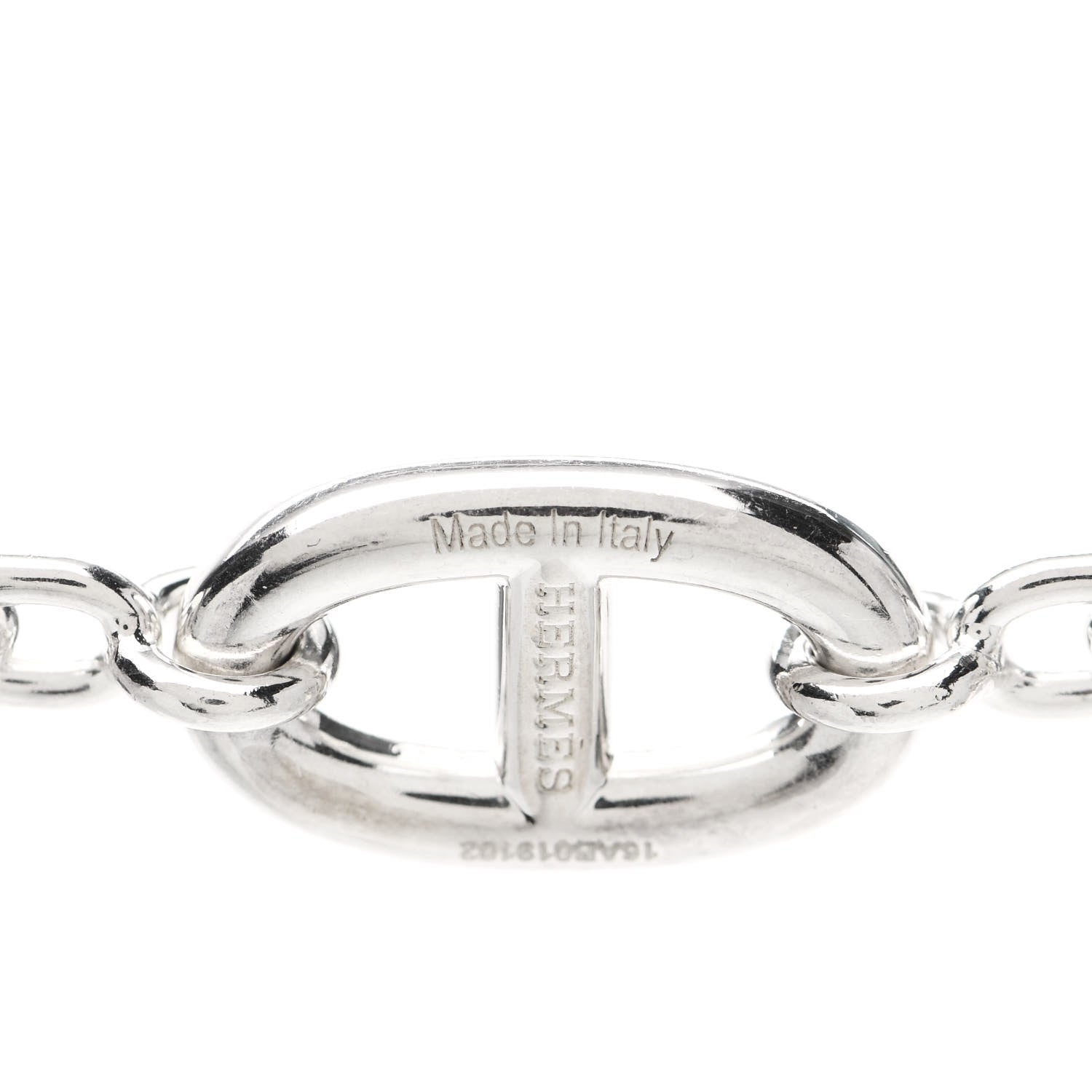 Hermes Sterling Silver Farandole Necklace 160 3 of 7