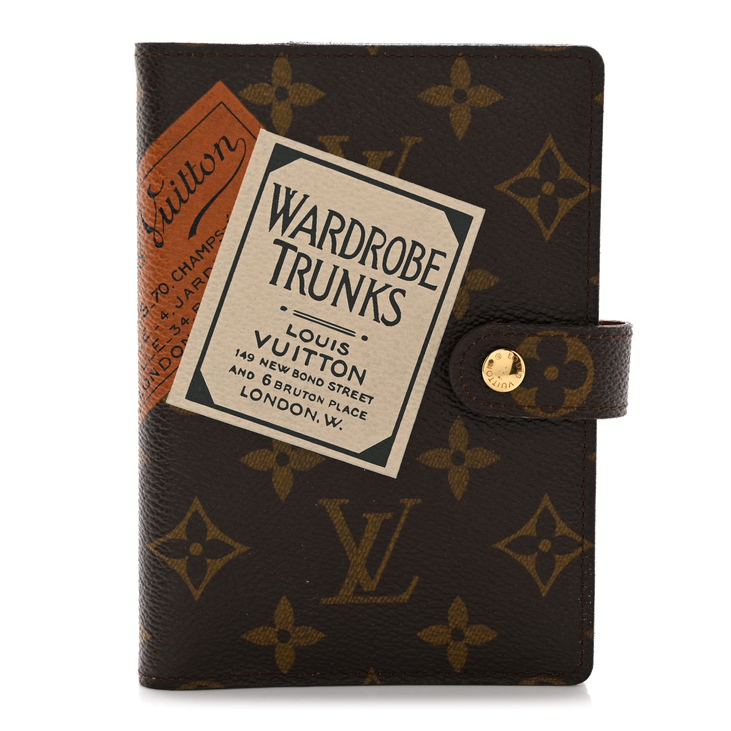 Monogram Trunks and Locks Small Ring Agenda Cover