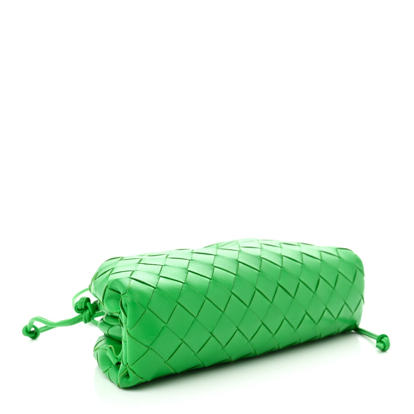 Nappa Intrecciato The Mini Pouch Clutch Parakeet