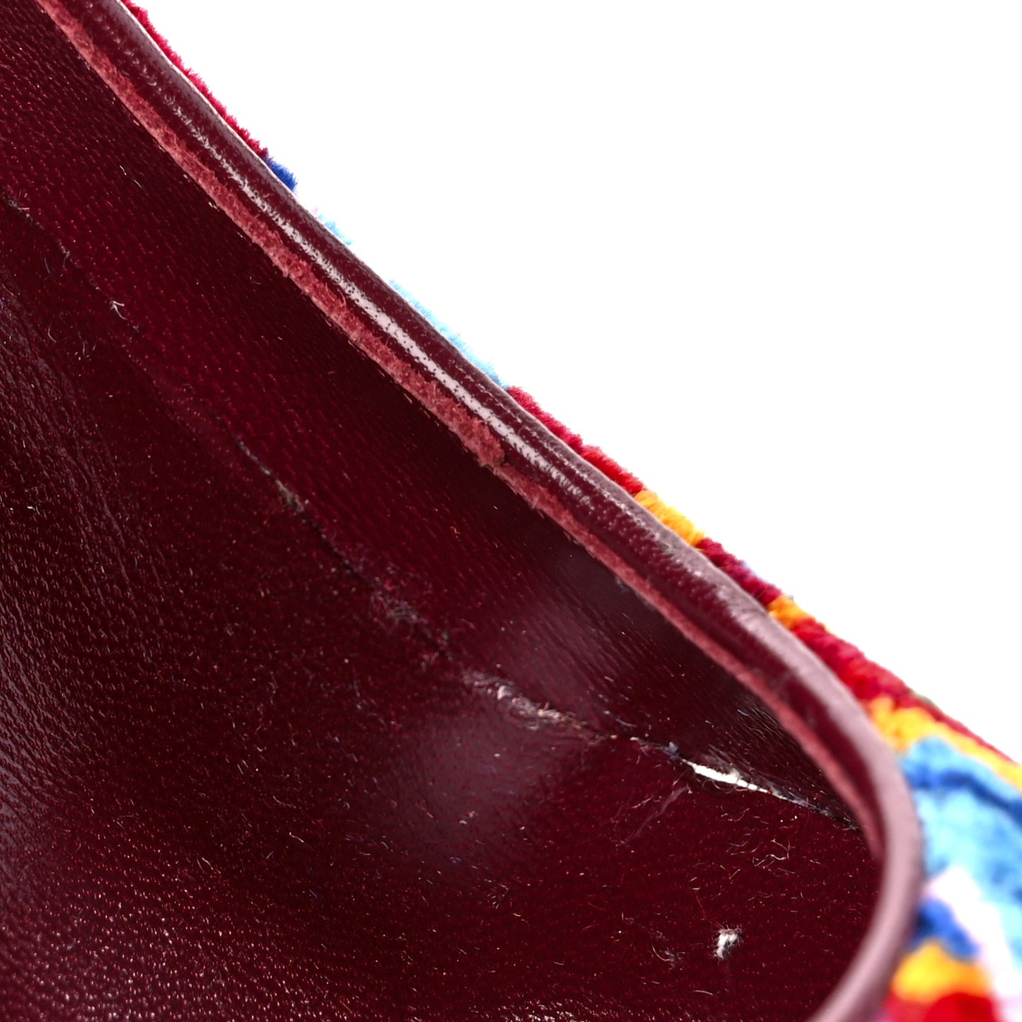Velvet Broderie Tapis Loubi Mystery Yazefir 130mm Platform Pumps 39 Multicolor