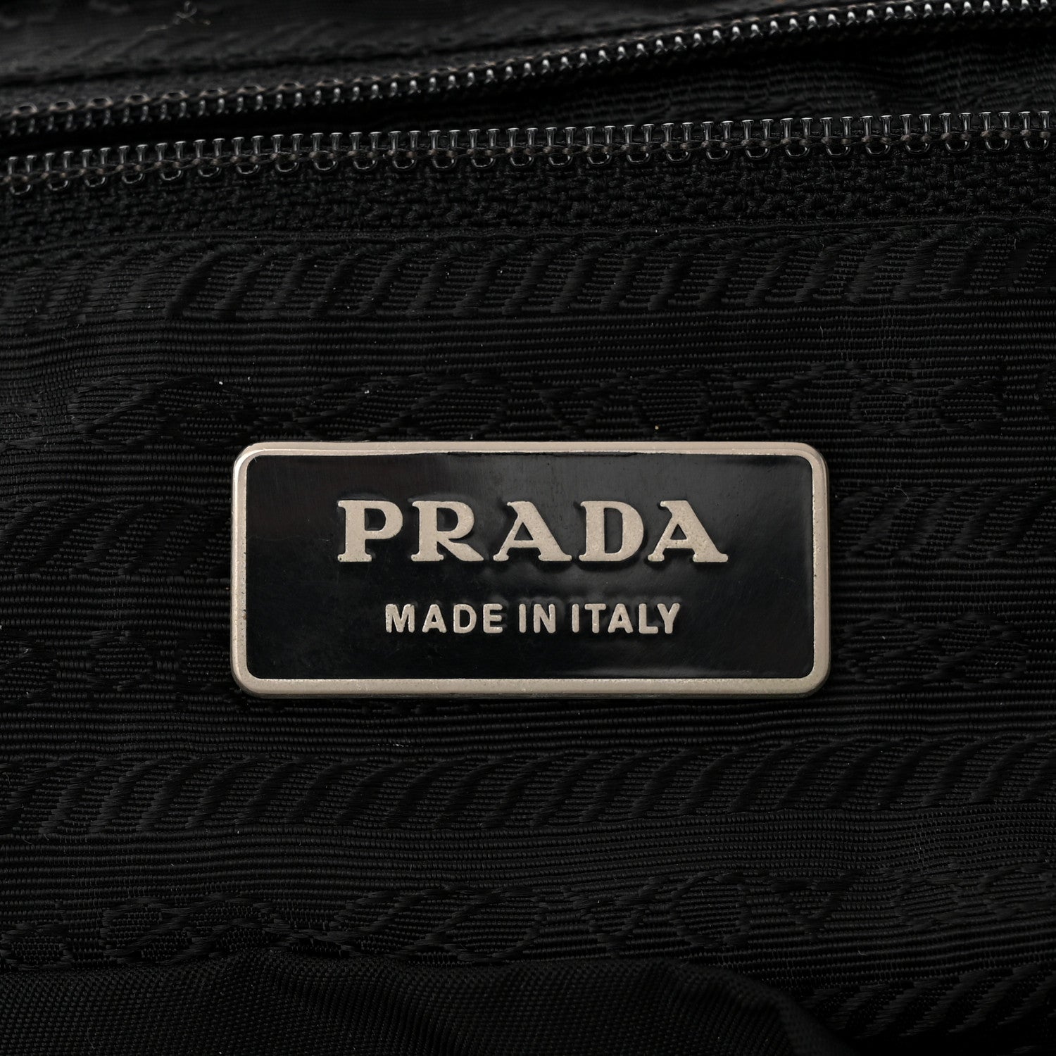 Prada Tessuto Nylon Vela Cinch Backpack Black 6 of 10