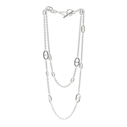 Hermes Sterling Silver Farandole Necklace 120 3 of 4