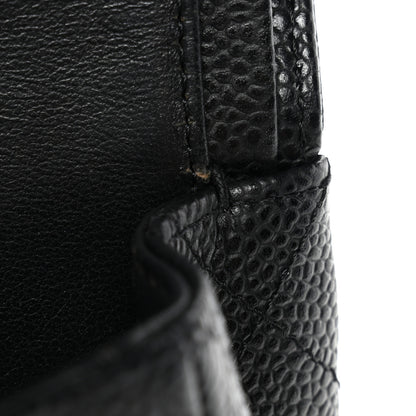 Chanel Caviar Quilted Medium Double Flap Black 11 of 13