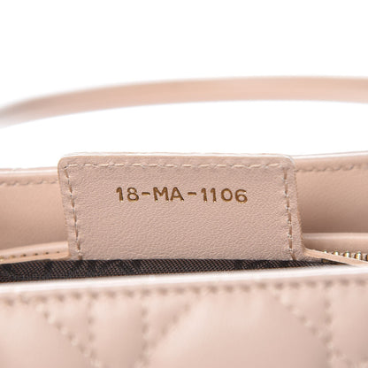 Christian Dior Lambskin Cannage Medium Lady Dior Light Pink 7 of 7