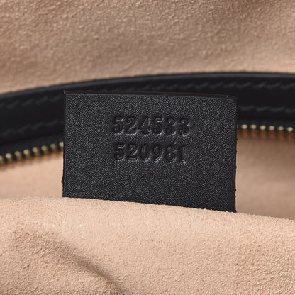 Gucci Suede Patent GG Web Medium Ophidia Top Handle Dome Bag Black 7 of 12