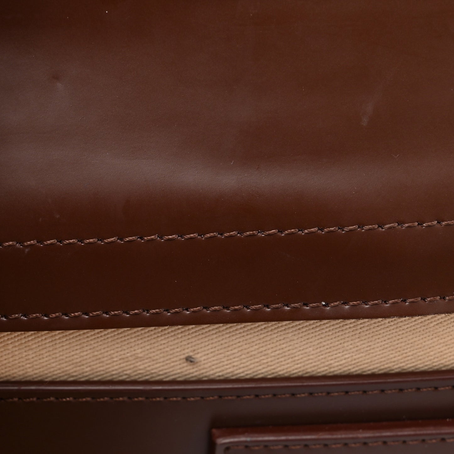 Smooth Calfskin Le Grand Bambino Dark Brown