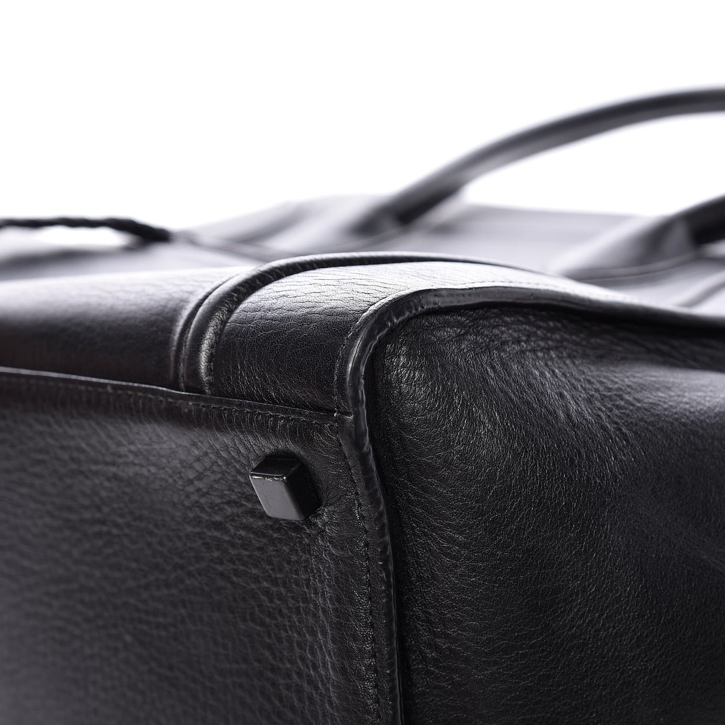 Supple Calfskin Medium Phantom Luggage Black