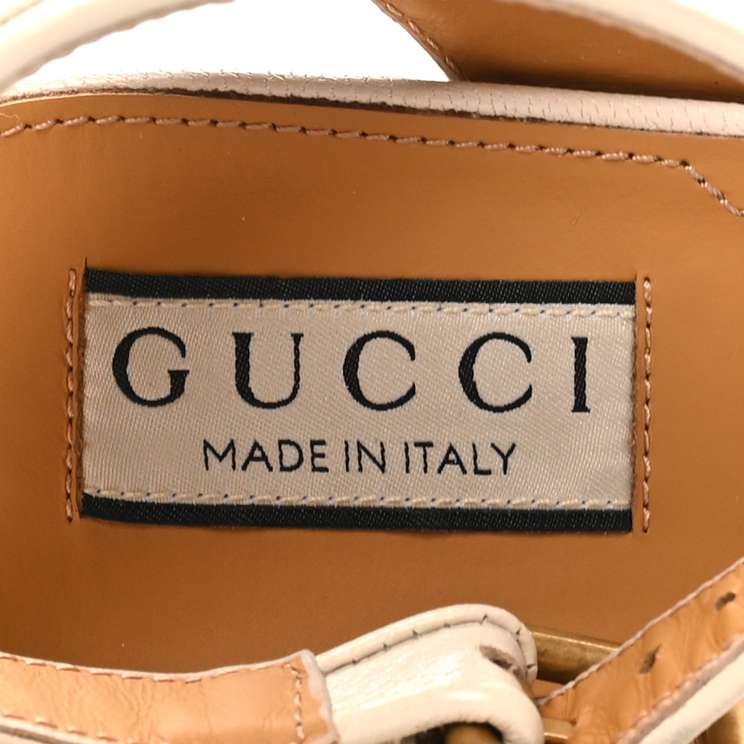 Gucci Quentin Granada Kid Horsebit 25/60mm Platform Sandals 37 Mystic White 9 of 10