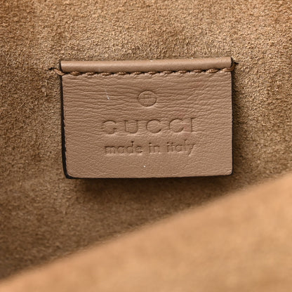 Gucci GG Supreme Monogram Suede Crystal Small Dionysus Shoulder Bag Beige Ebony Taupe 6 of 11