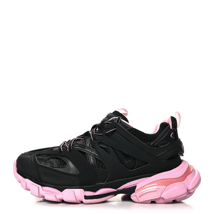 Balenciaga Mesh Nylon Bi-Color Womens Track Sneakers 38 Black Pink 1 of 9