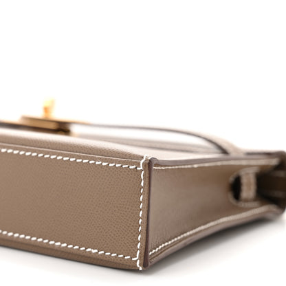 Hermes Madame Calfskin Kelly Elan Etoupe 10 of 11