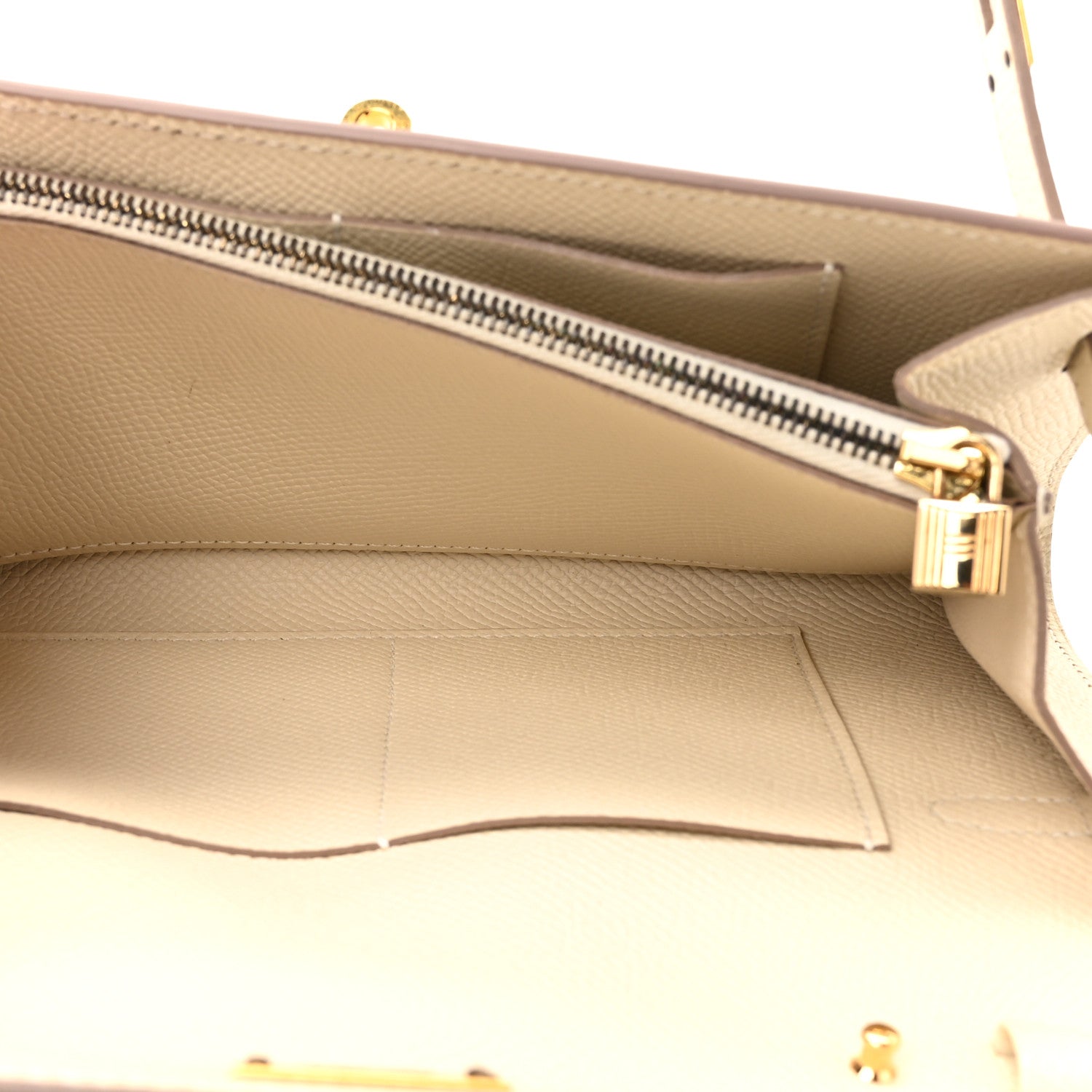 Hermes Epsom Kelly Wallet To Go Craie 6 of 13