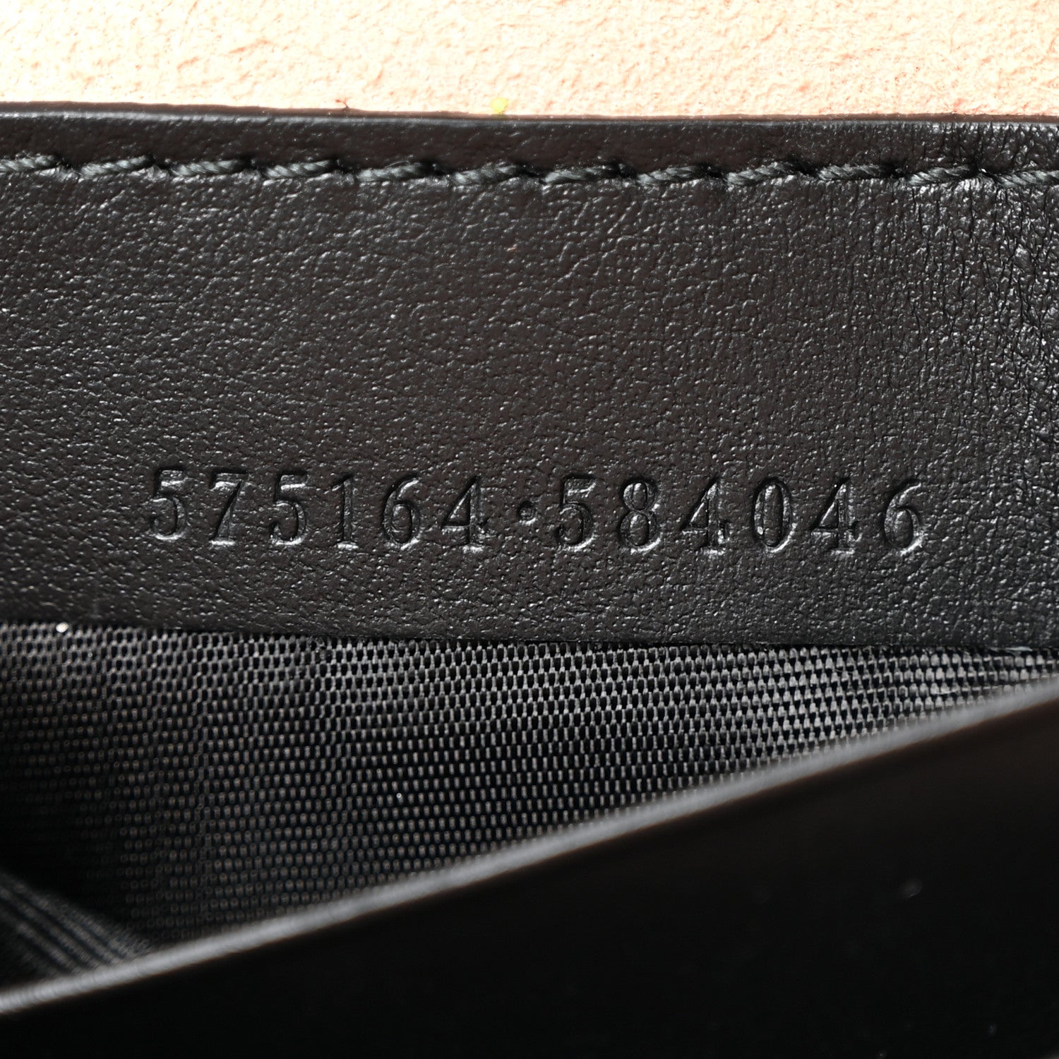 Gucci Calfskin Matelasse GG Marmont Round Wrist Wallet Black 7 of 8