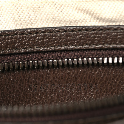 Gucci Soft GG Supreme Monogram Medium Ophidia Belt Bag Dark Brown 7 of 10