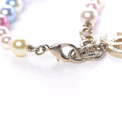Chanel Pearl Cuba CC Bracelet Gold Multicolor 4 of 5
