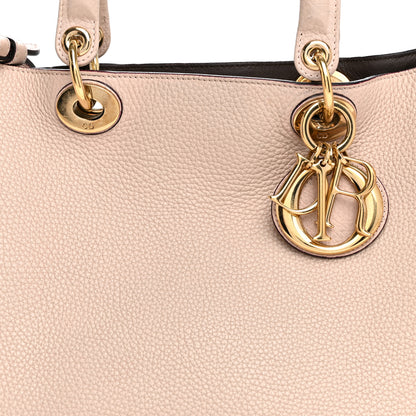 Christian Dior Bullcalf Large Diorissimo Tote Rose Poudre 8 of 16