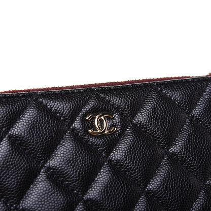 Chanel Caviar Quilted Small Cosmetic Case Black 10 of 11