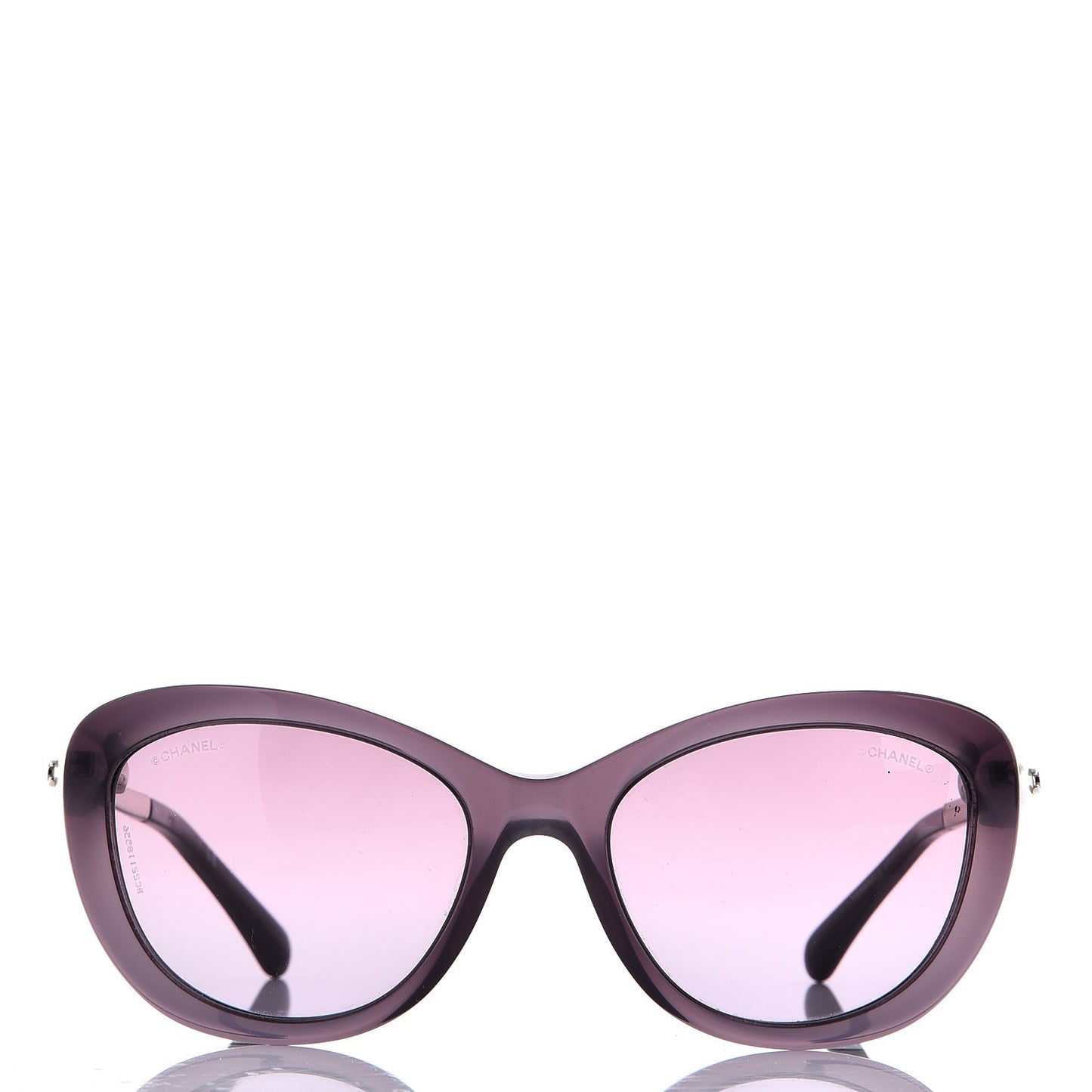 Acetate Pearl Cat Eye Sunglasses 5340-H Purple