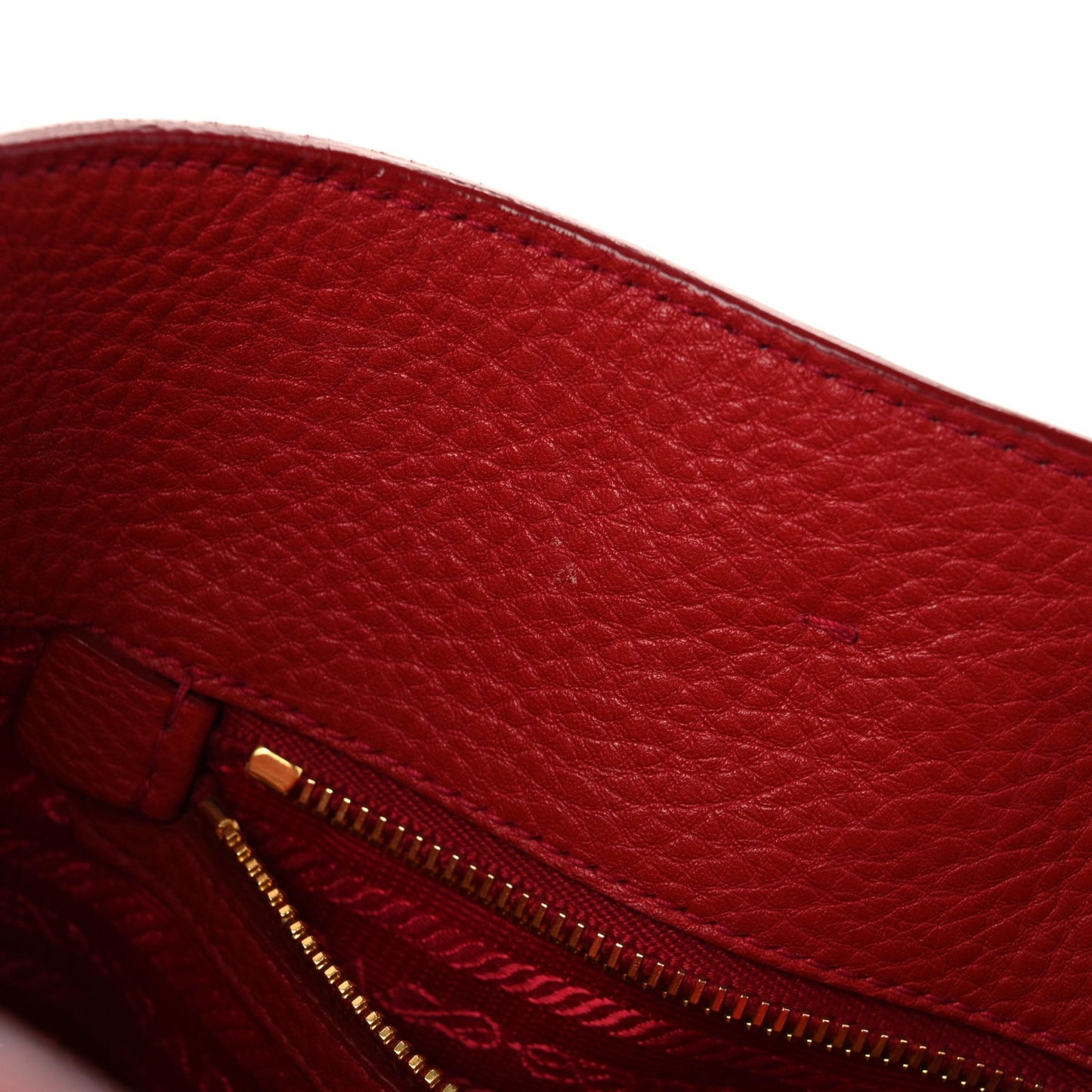 Vitello Daino Tote Rosso