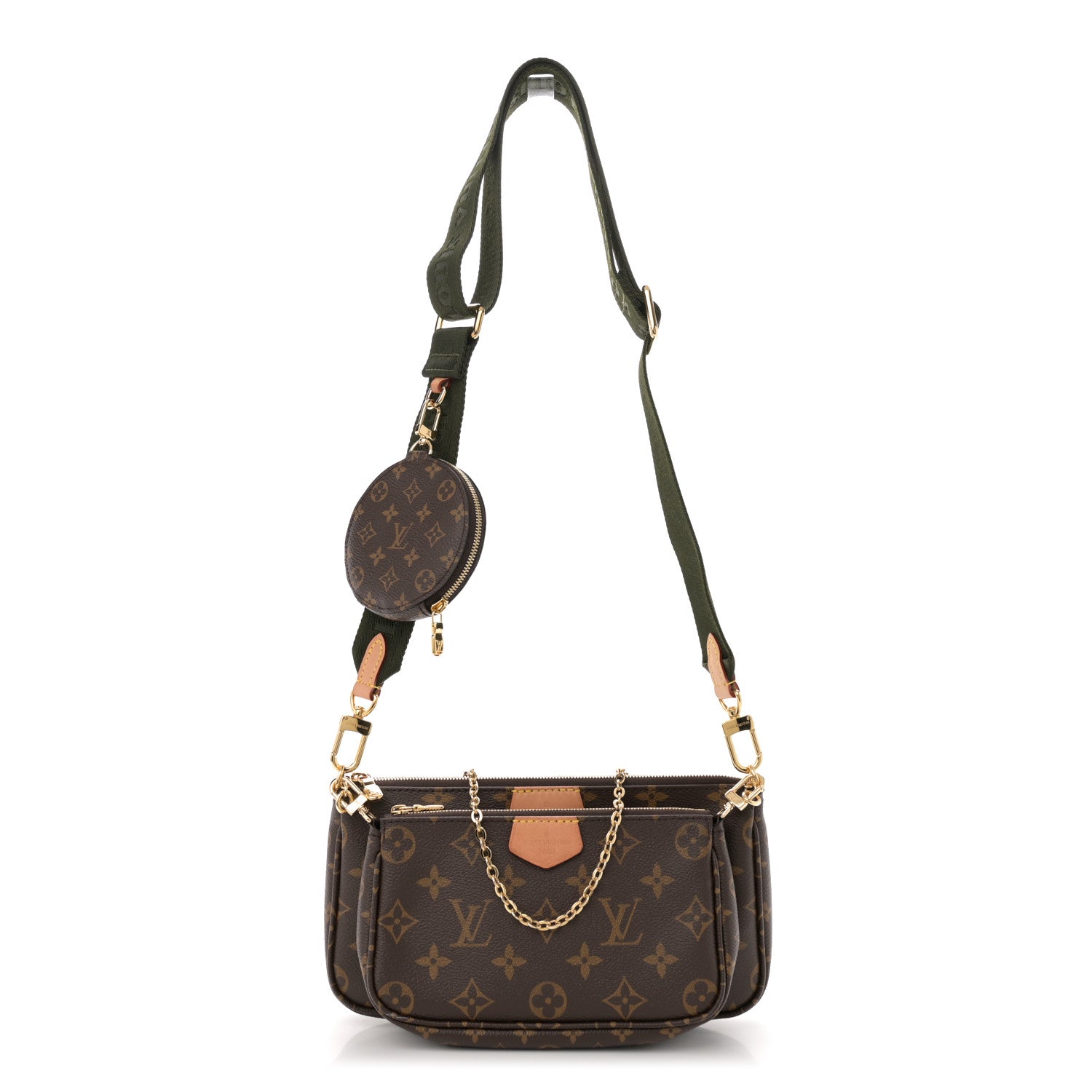 Louis Vuitton Monogram Multi Pochette Accessories Kaki 1 of 9