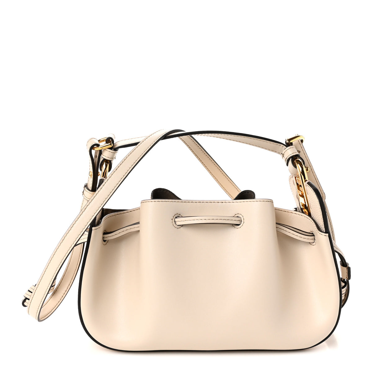 Fendi Vitello Liberty Granata Mini Pomodorino Bag Nuvola 1 of 9